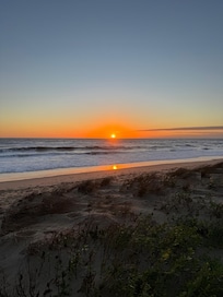 The beach directly across 12 south