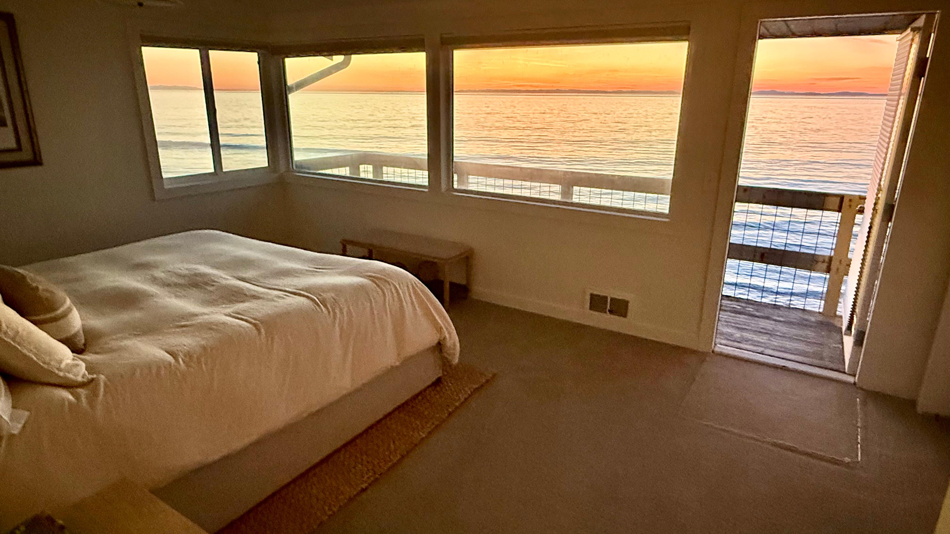  Bedroom view at sunset