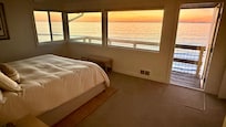 Bedroom view at sunset