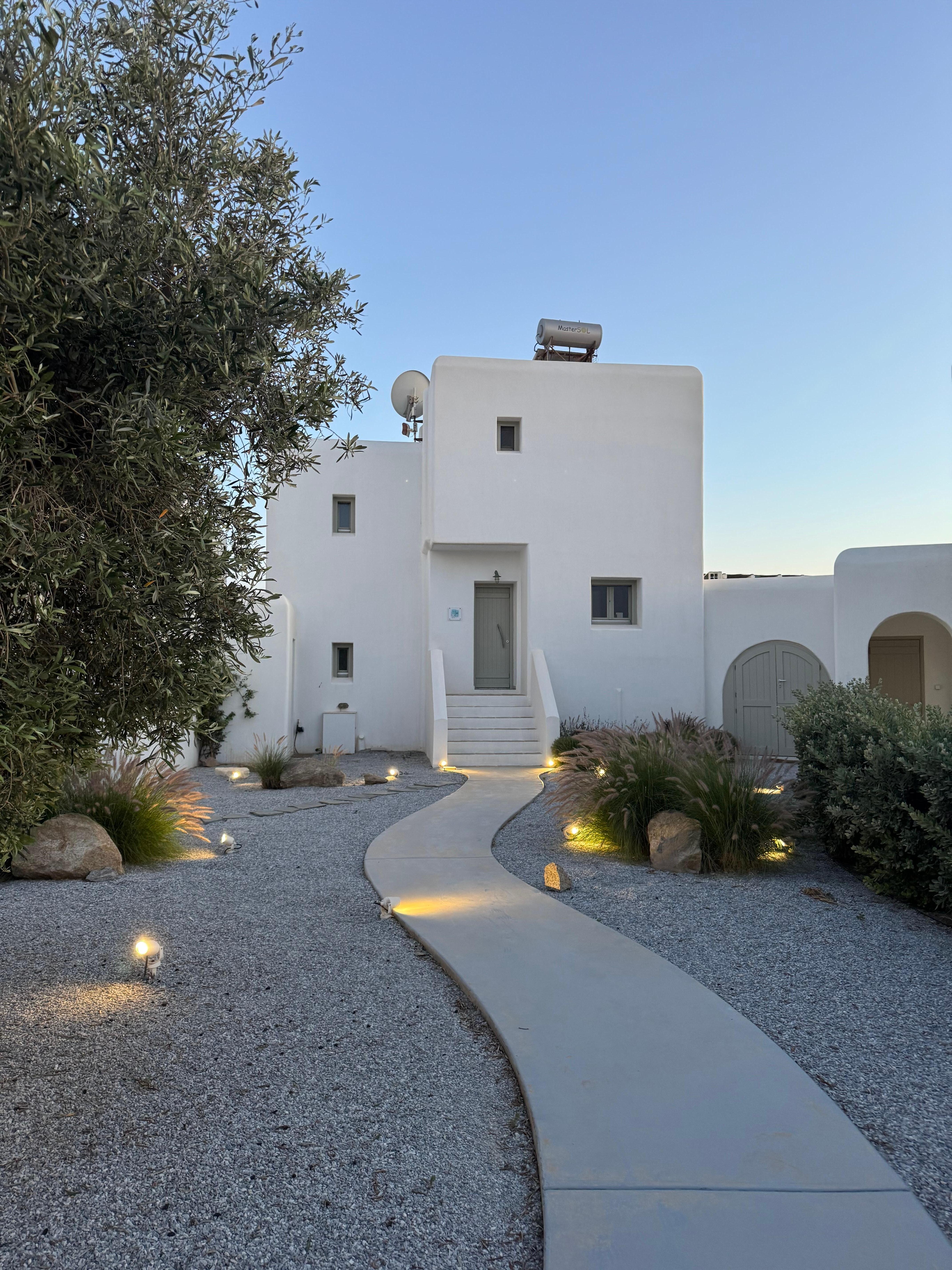 Front view of villa 