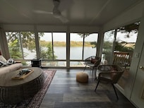Relaxing area and lake!