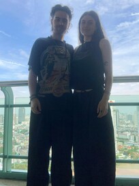 View from balcony of our River Suite.