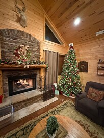 We loved the Christmas decorations and being able to use the fireplace.