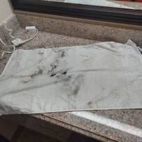 Towel used to clean the room.