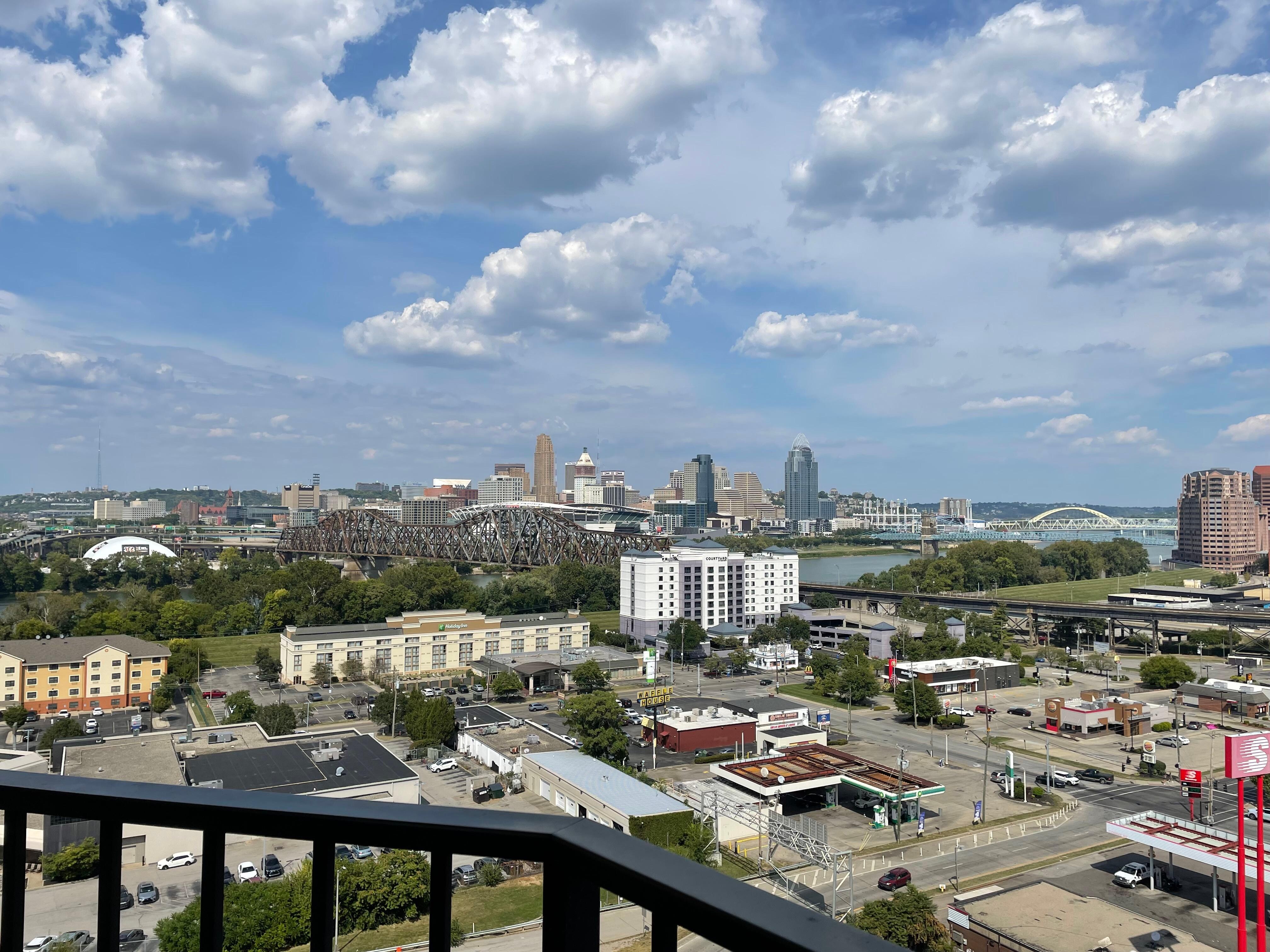 View from 15th floor balcony