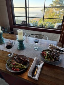 Nice view from dining room table