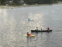 Kayaks, canoe, paddle boat — oh what fun!