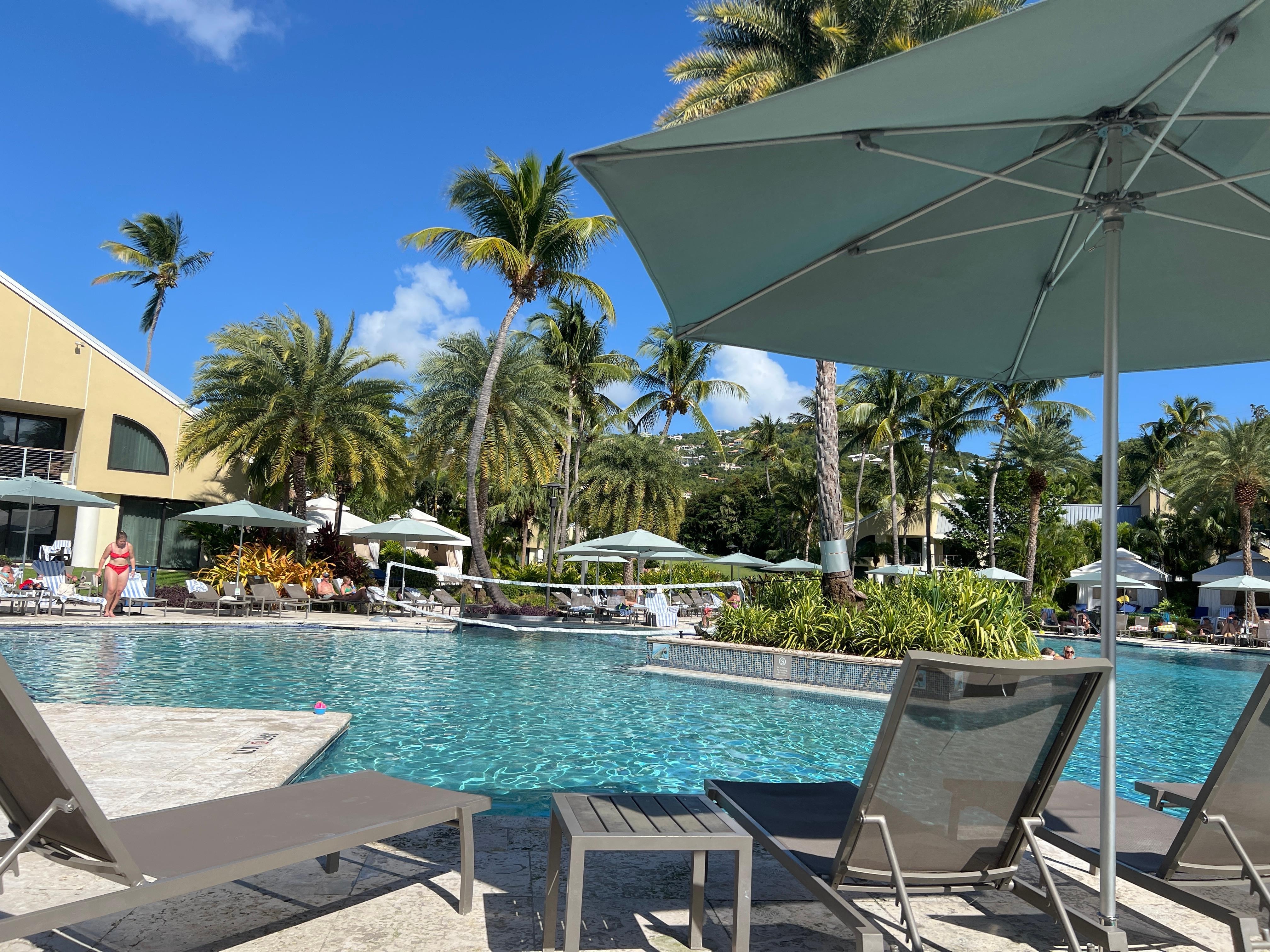 Pool at the bar and beach
