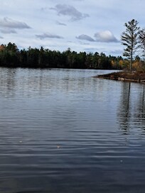 View of lake from dock.