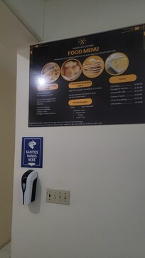 Food Menu in Dining Room