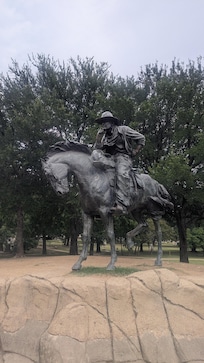 Wonderful sculptures depicting some of the Texas culture