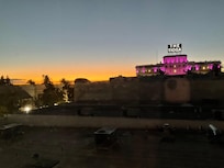 View from our room on 3rd floor, street view