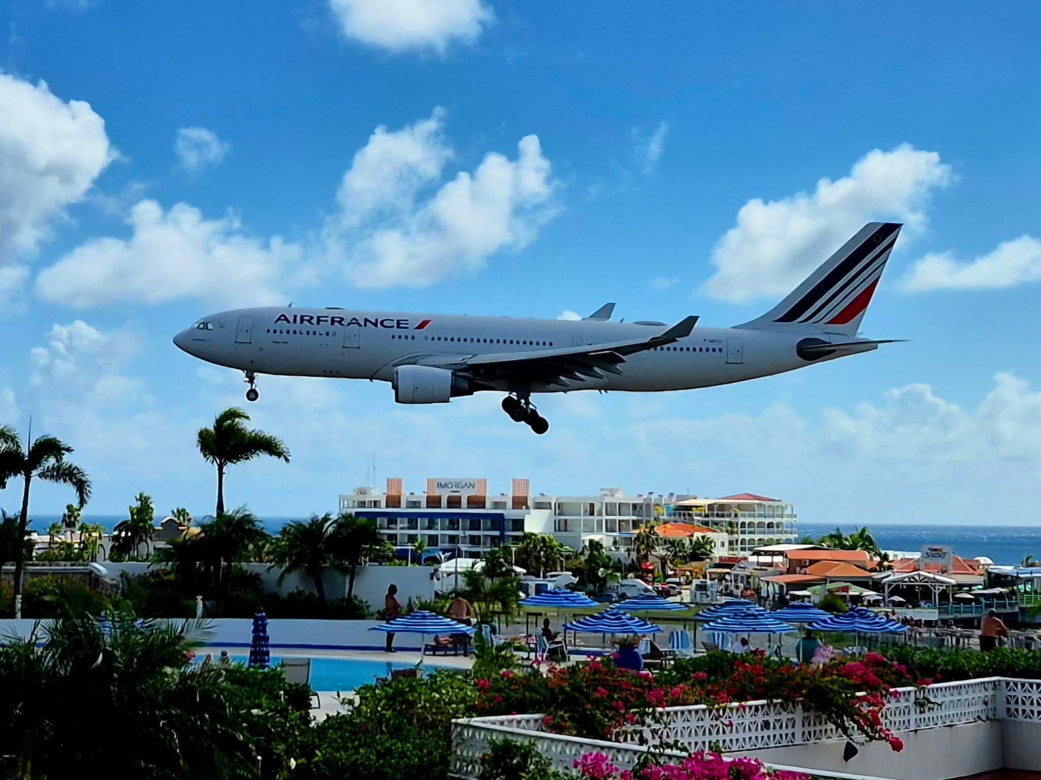 From the viewing platform at La Terrasse