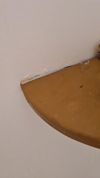 suporte do banheiro solto