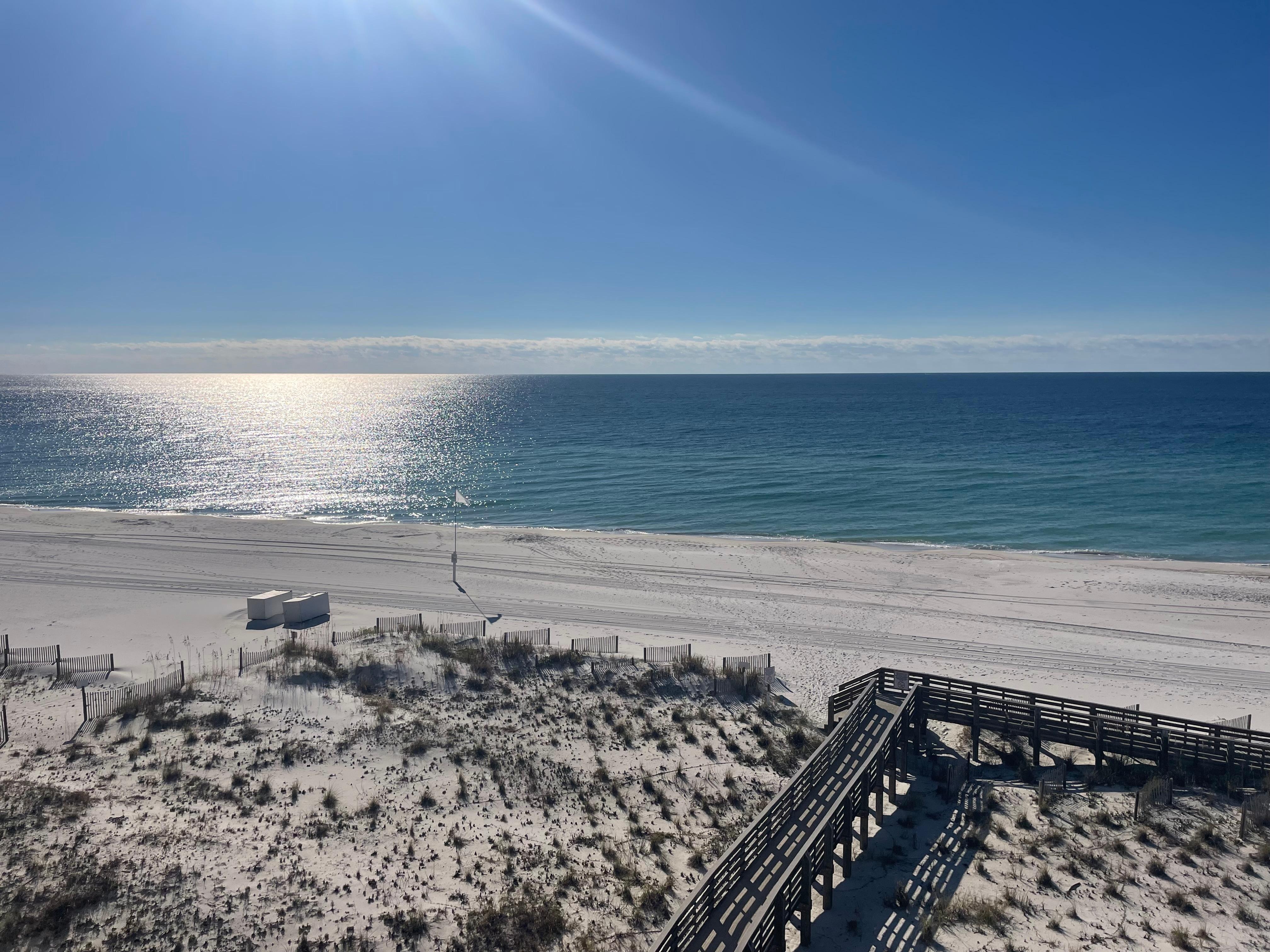 We so enjoyed walking the beach many times each day! 