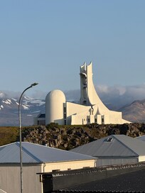 View from the front of hotel