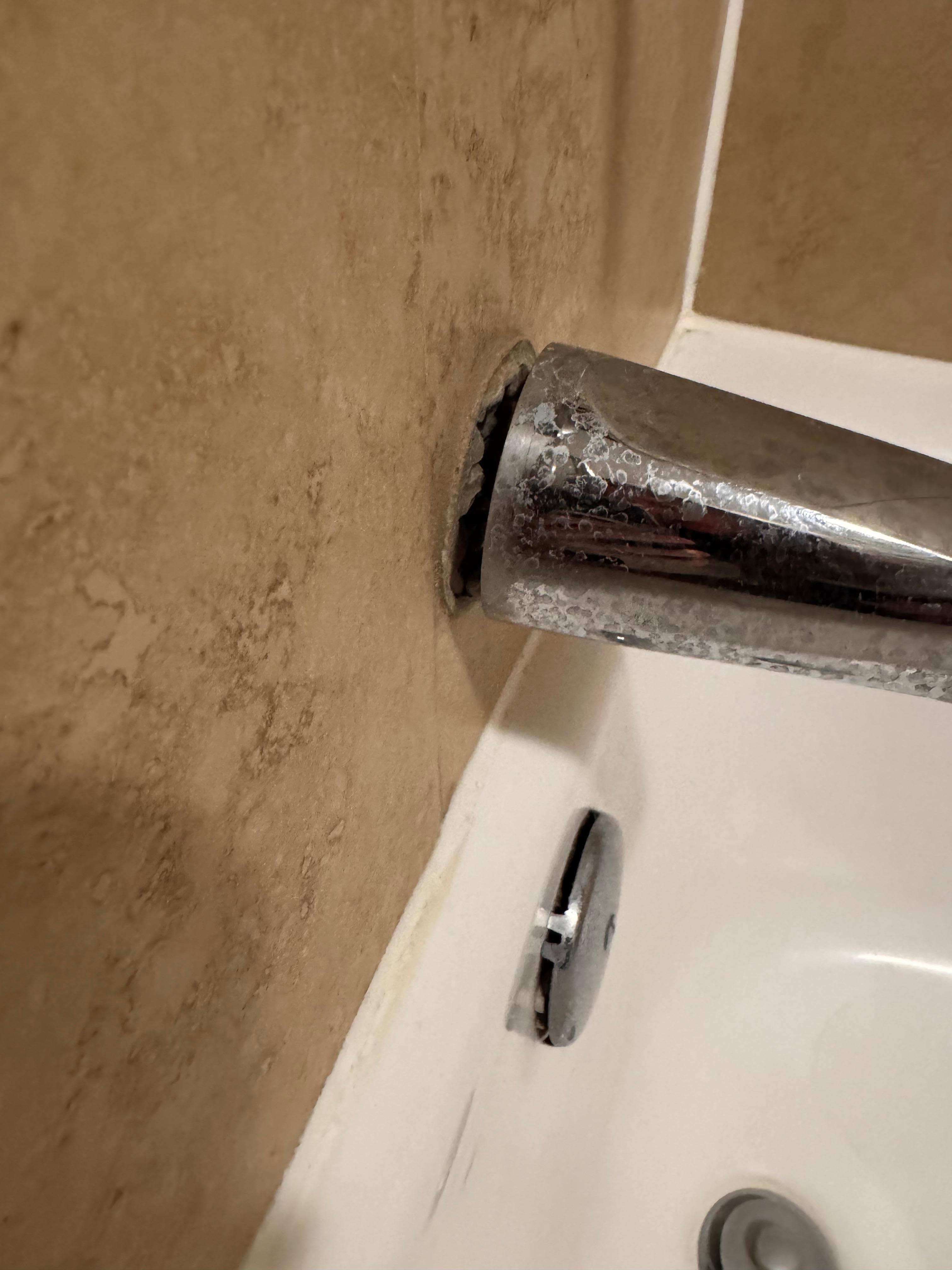 Dirty tub and no hot water