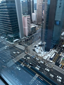 This is the view from our room.