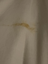 Complete with an odor. Gross.