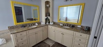 Third floor bathroom with walk in shower and soaking tub
