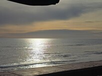 Sun going down feom porch