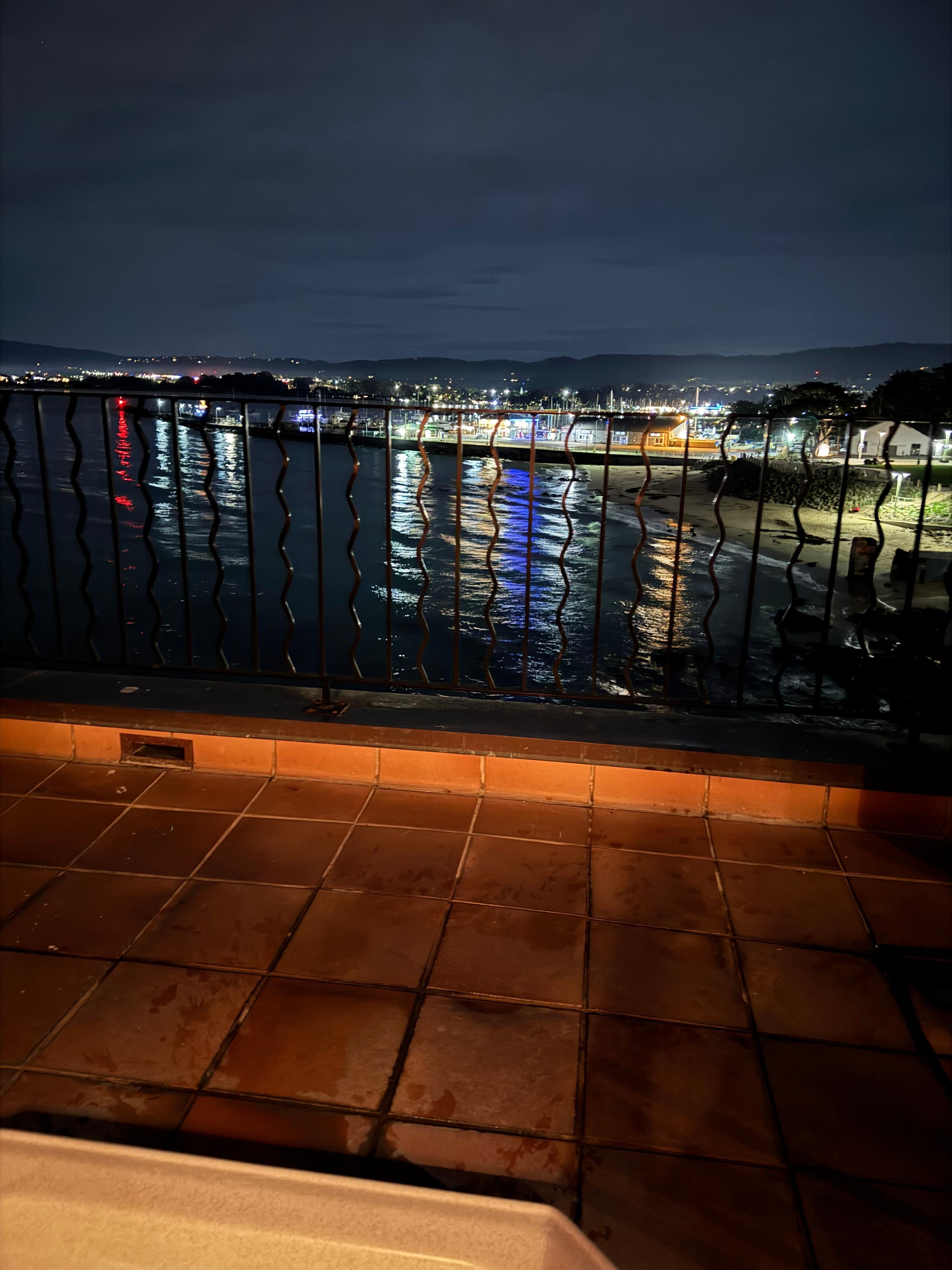 The view from the rooftop hot tub.