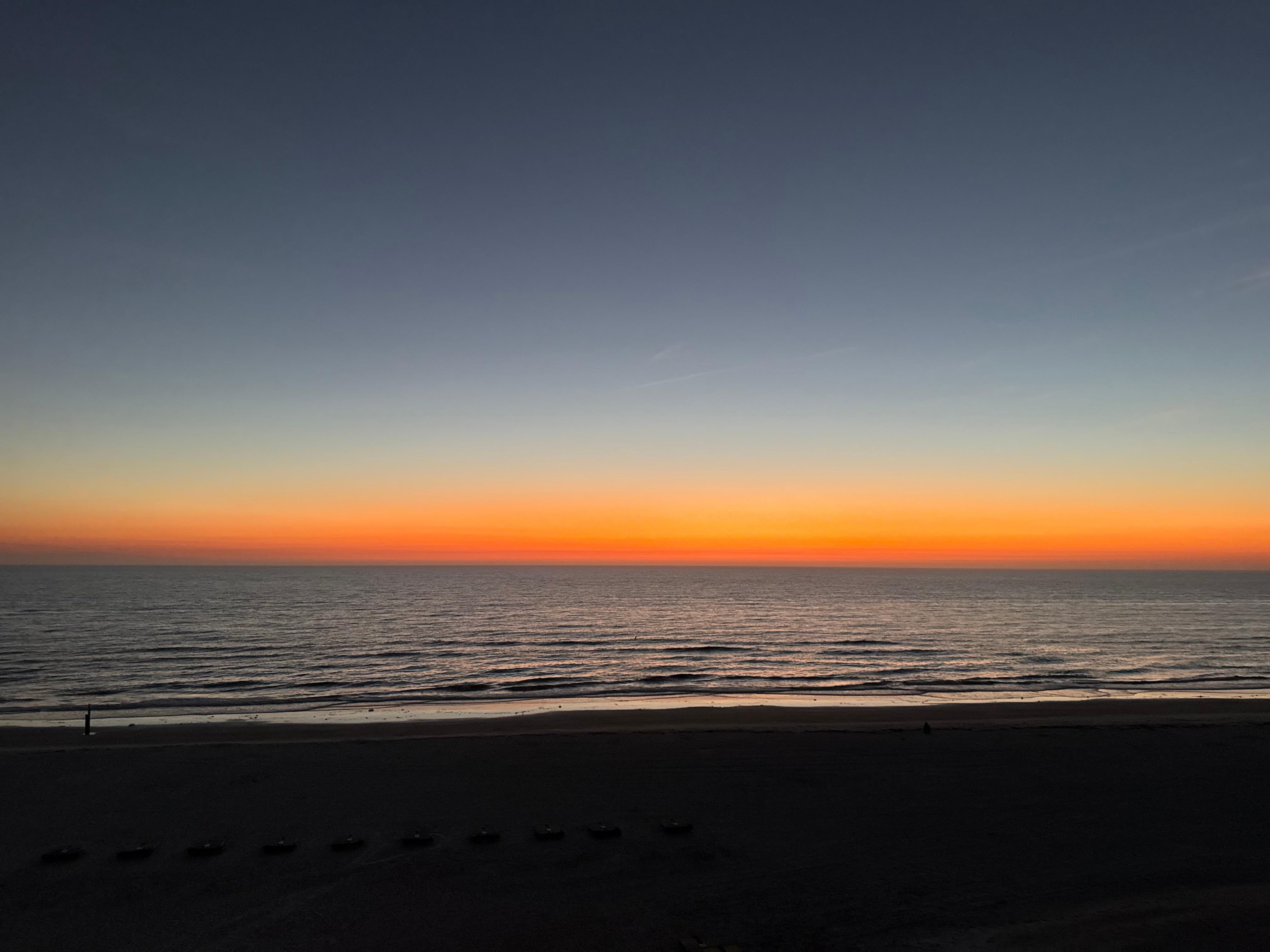 Sunset view from the condo