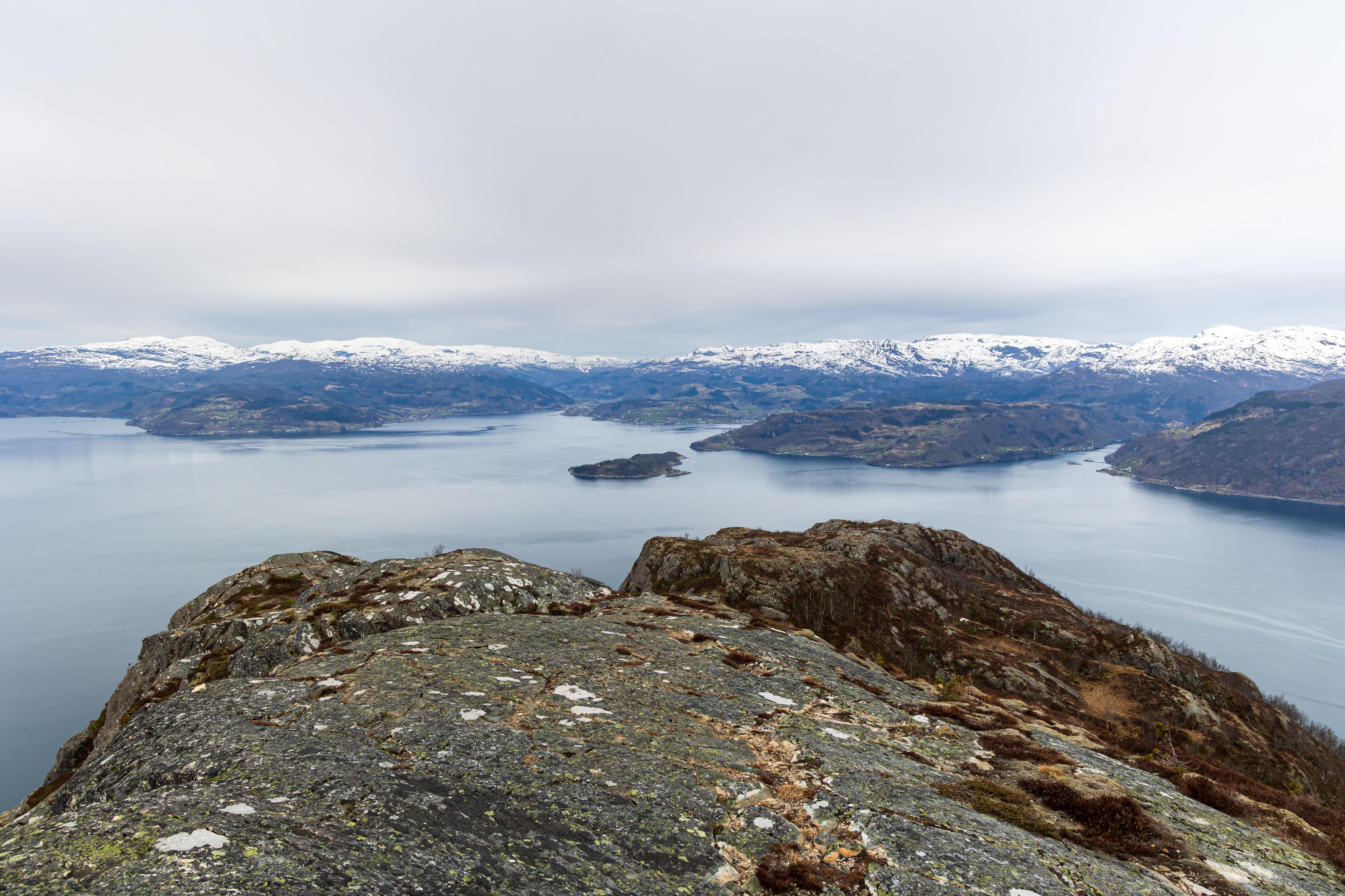 View from the hike up Samlen