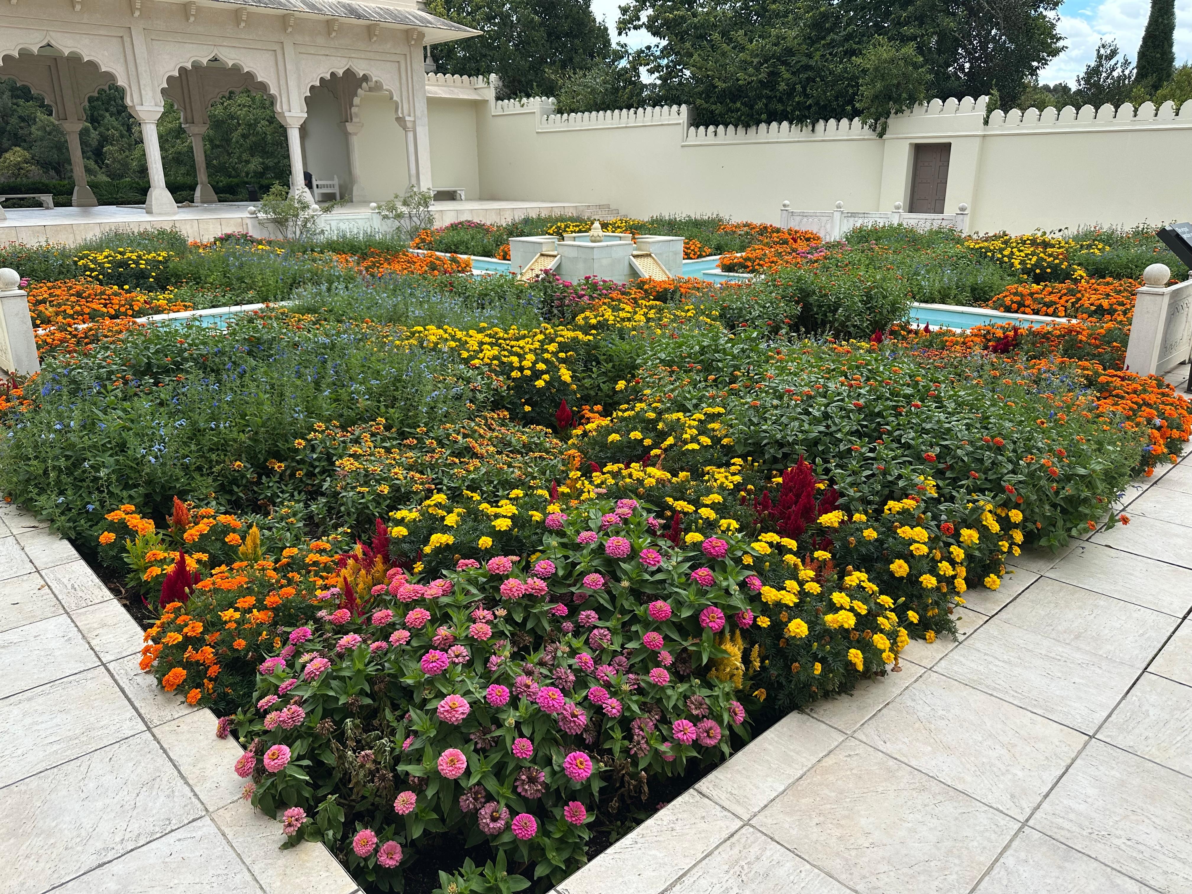 Only one of many gardens at the Hamilton Gardens