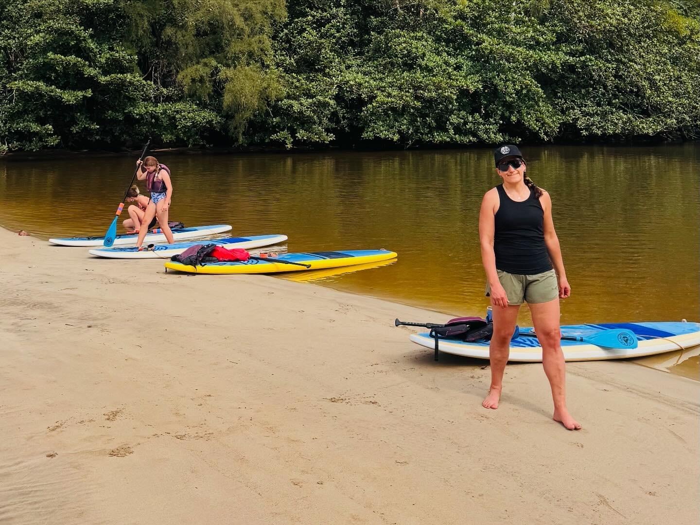 Paddle boarding in Hanalei