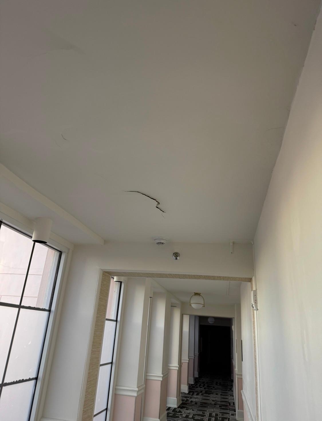 $700 a night for falling plaster