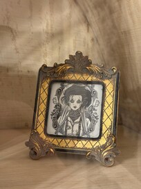 EDWARD SCISSORHANDS IN A FRAME