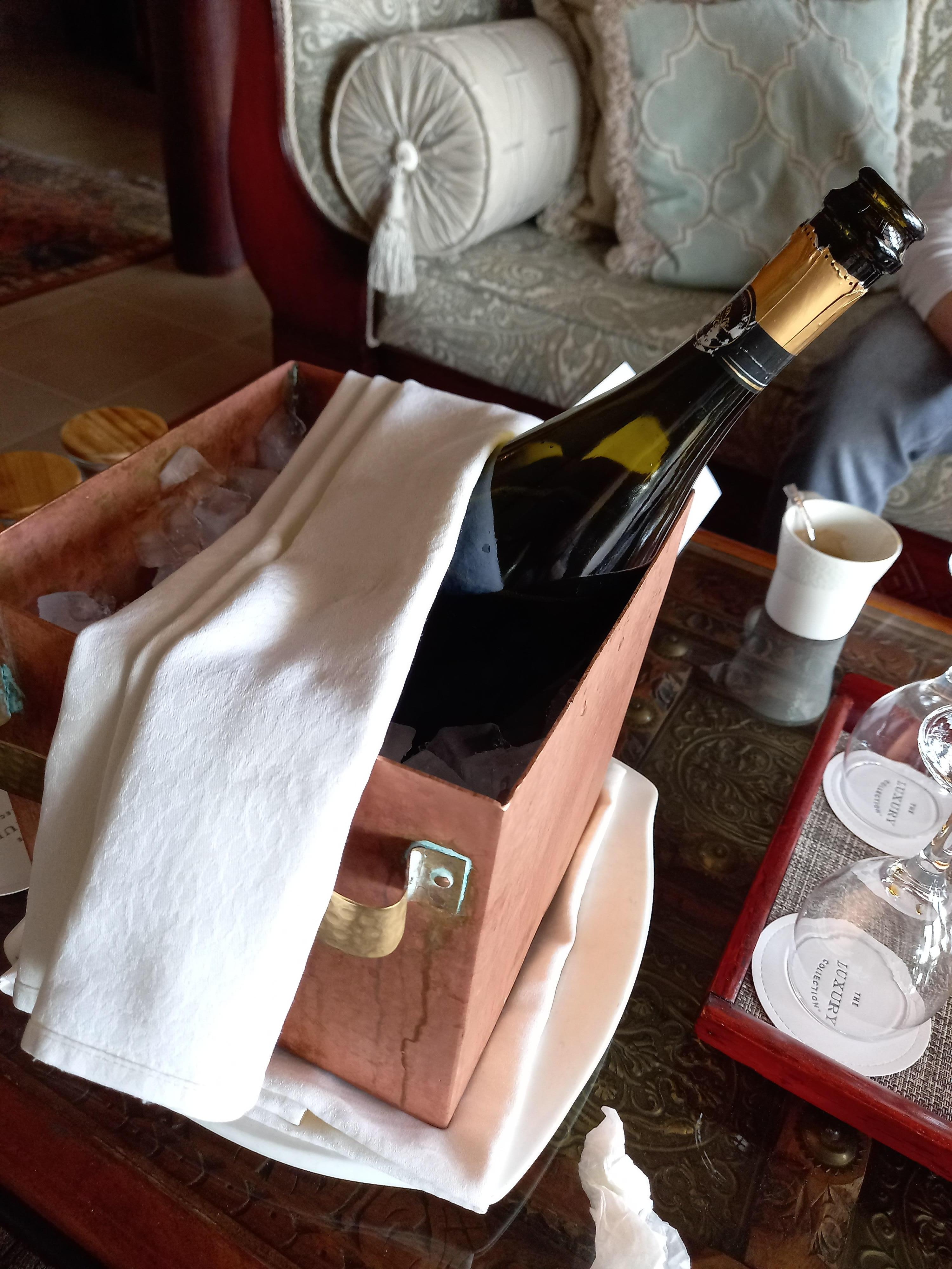 Offert à  notre arrivée 