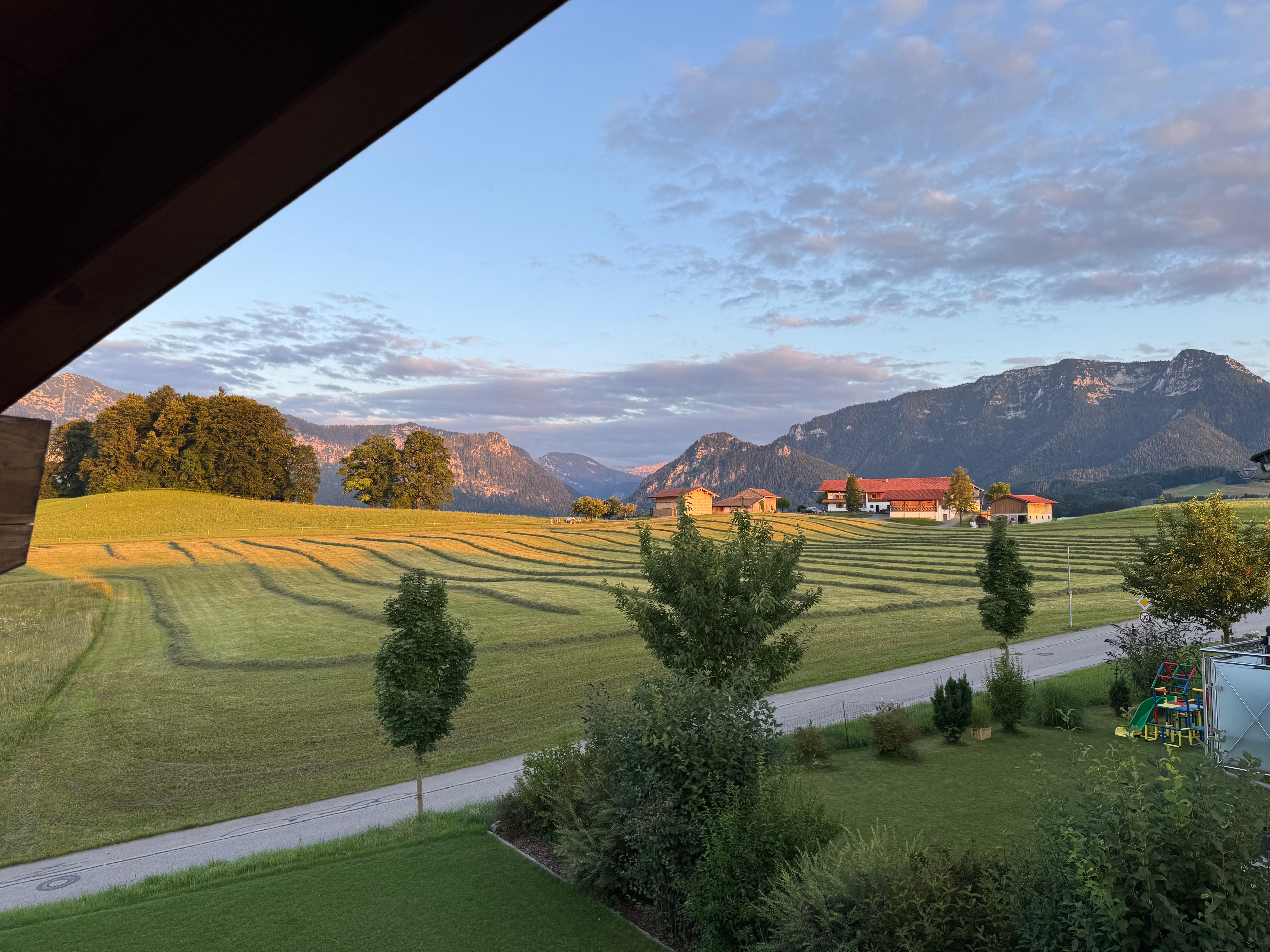Blick vom Balkon 