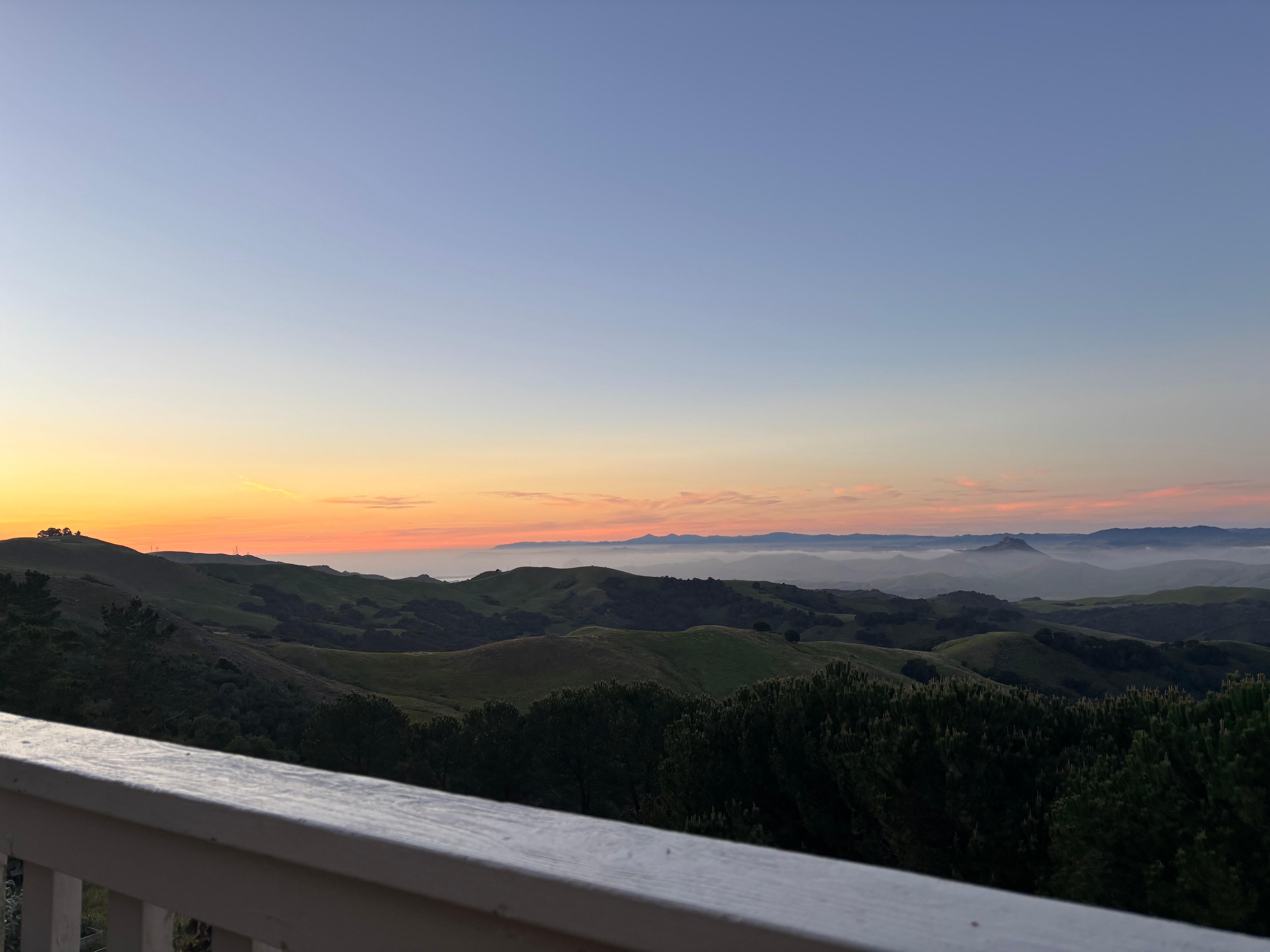 Sunset on the porch 1.