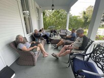 The porch was great.