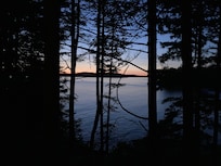 Sunset from the treehouse 67