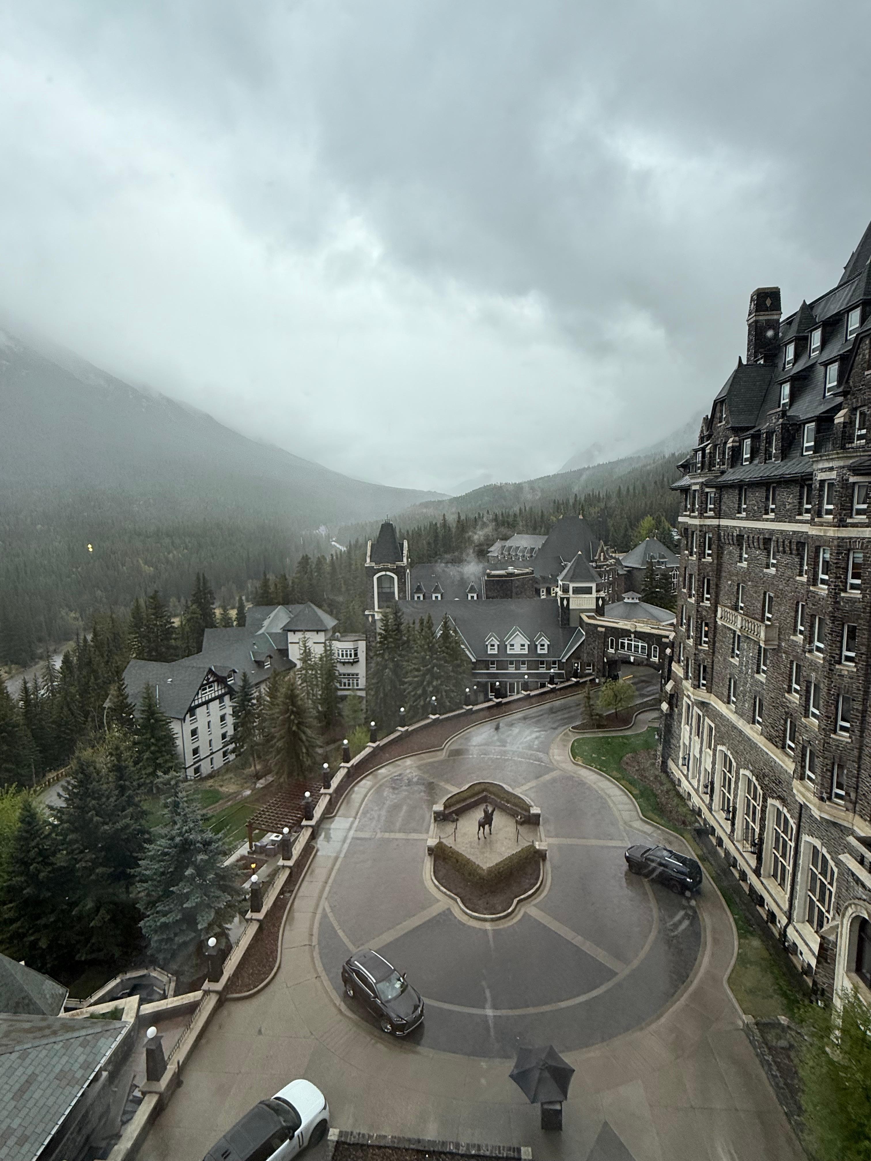 View from my hotel suite