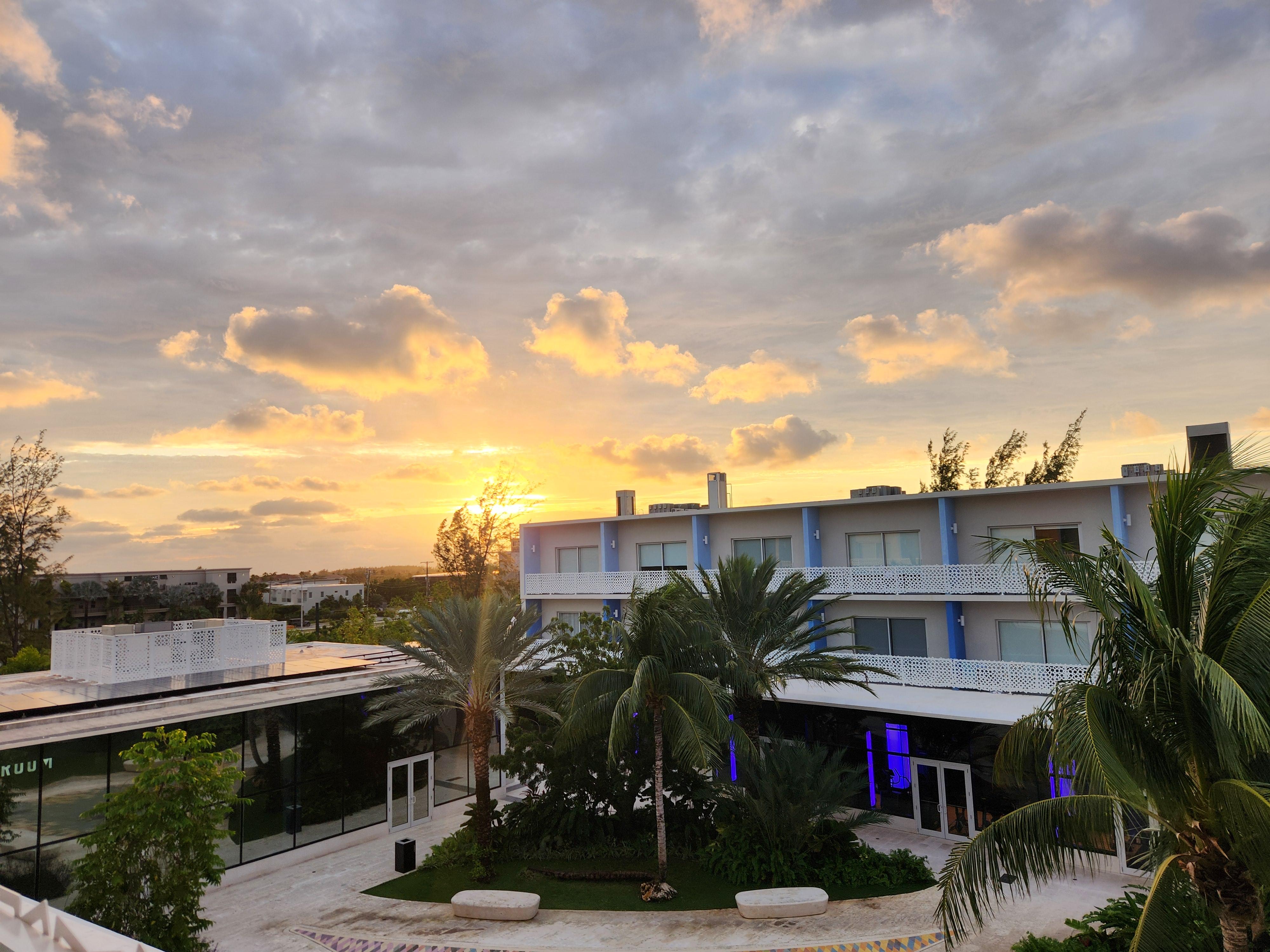 East view from balcony