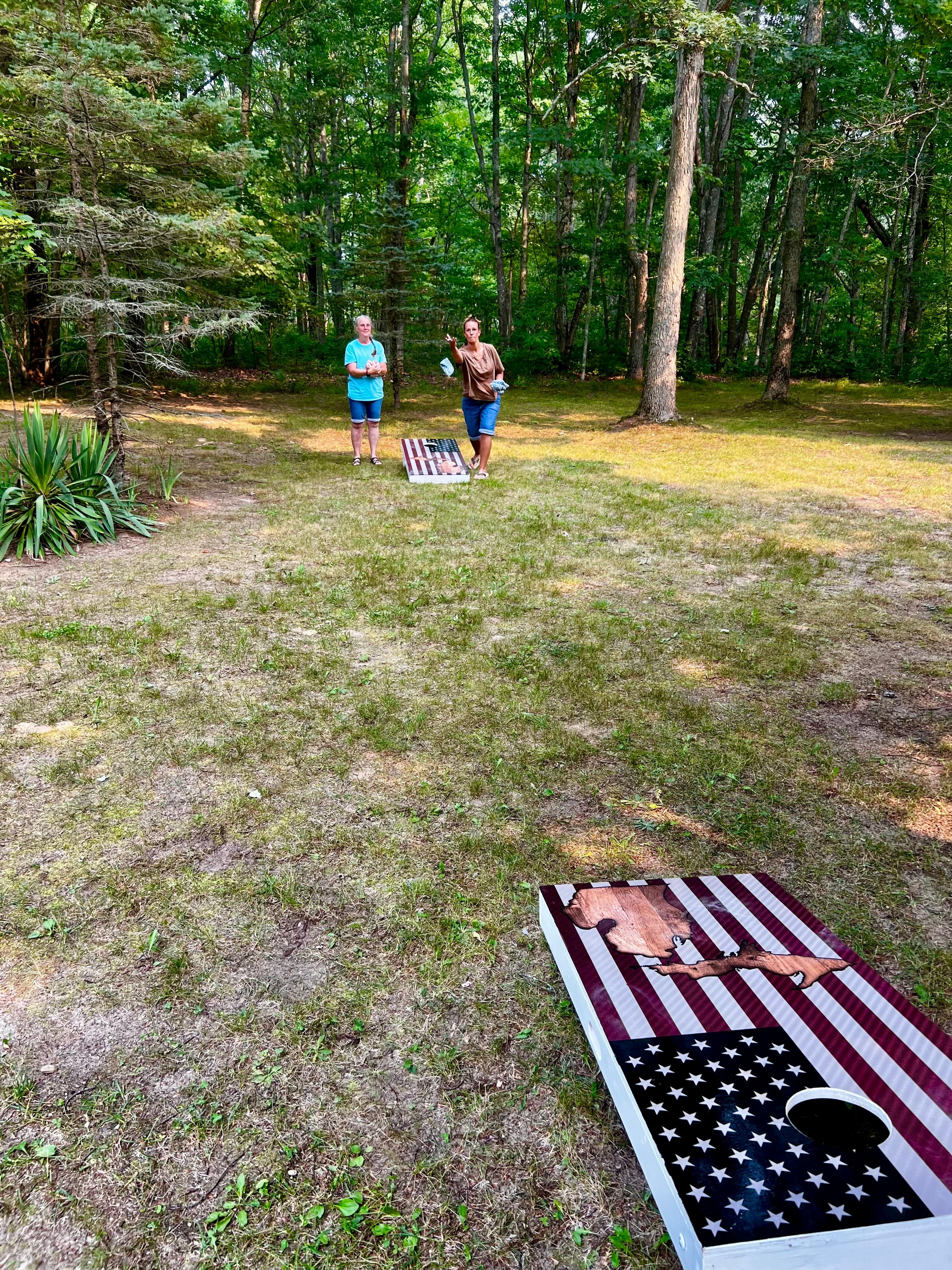 Space to spread out and play games