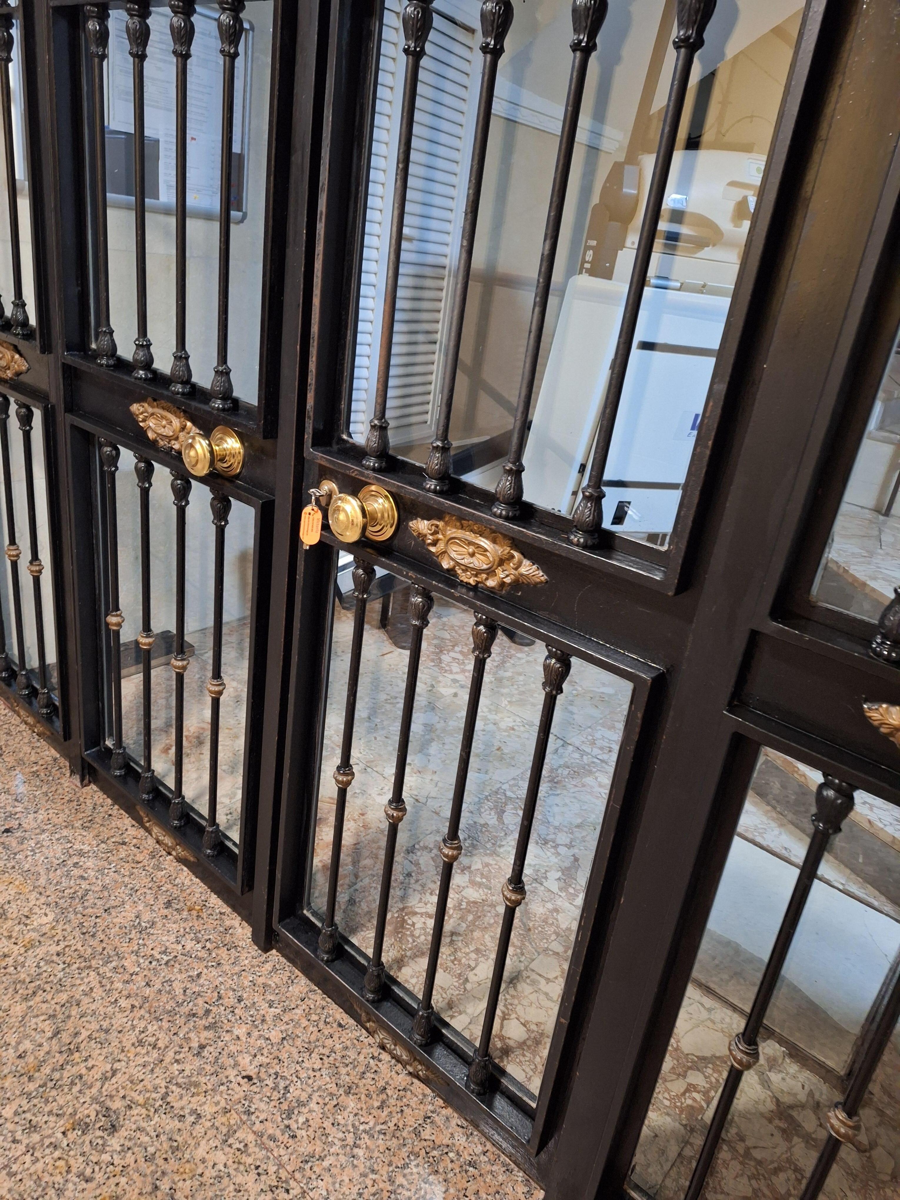 Entry gate to ground floor lift foyer