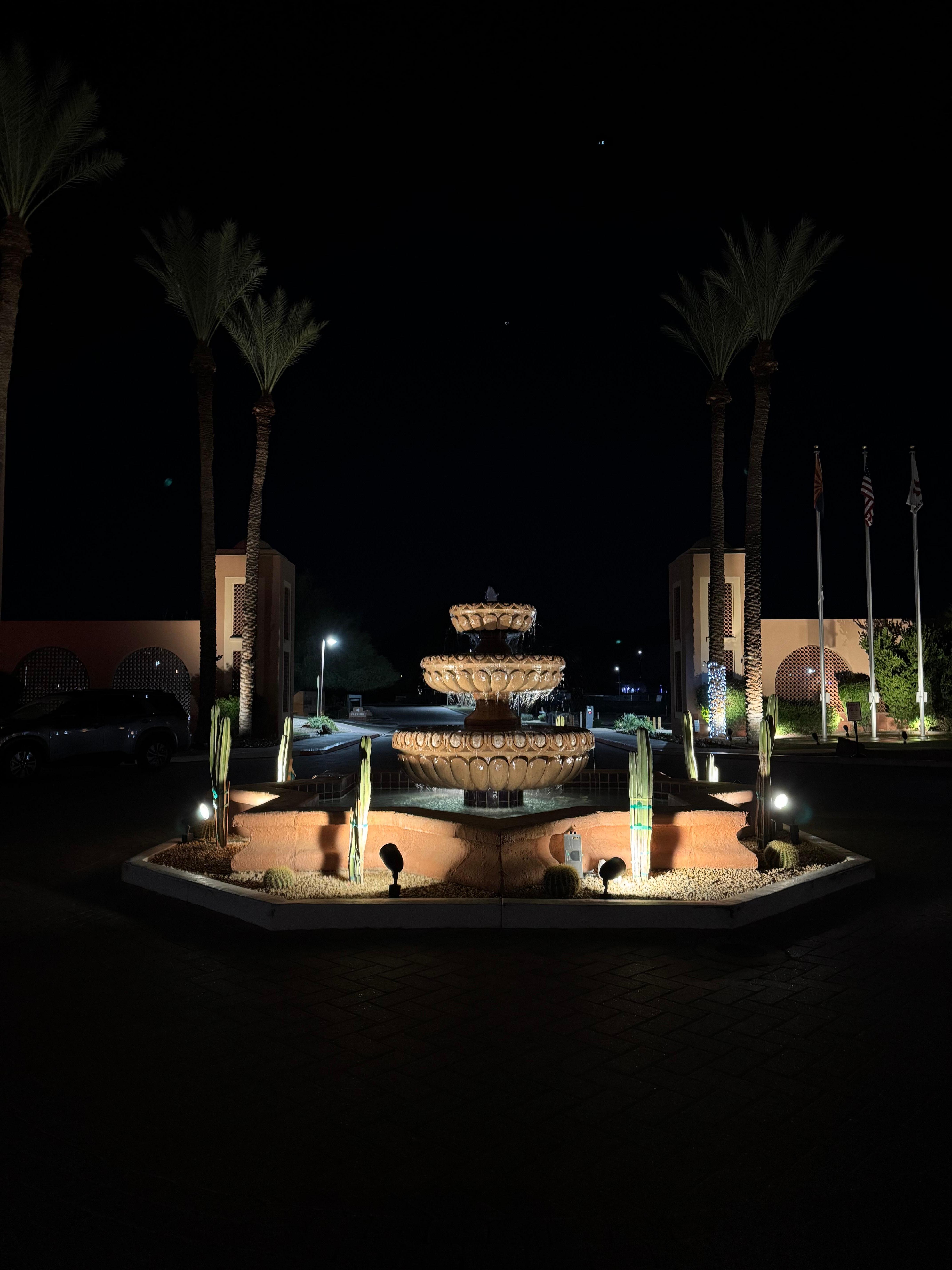 Courtyard fountain 