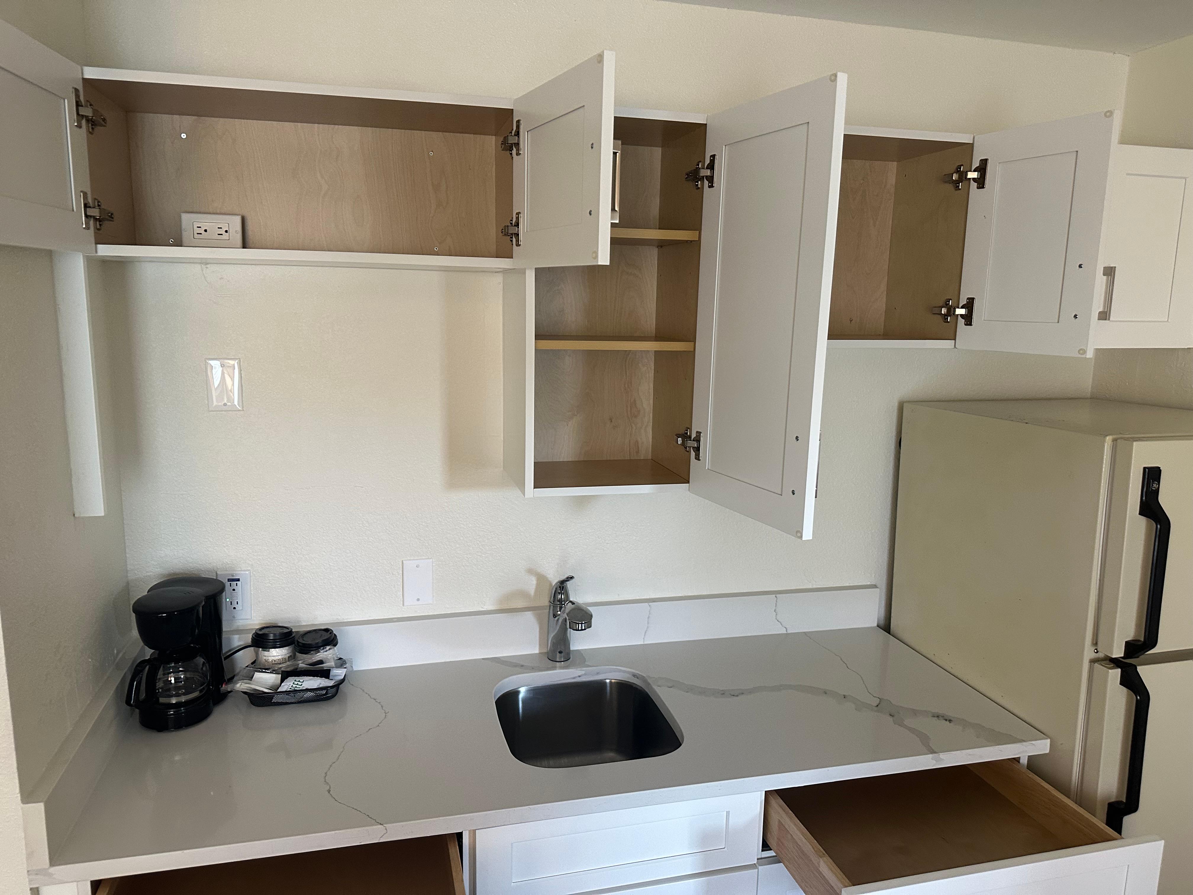 Why offer a kitchen with nothing in it?