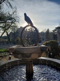 The hotel is conveniently located.