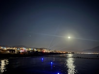 Full moon from the beach