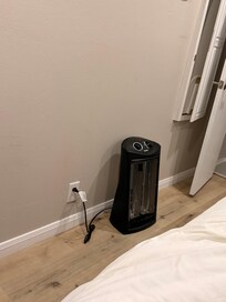 No heat so they bought a portable heater