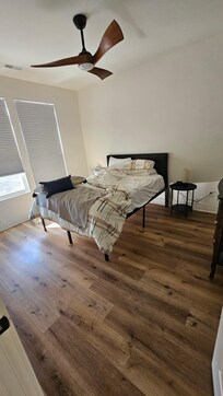 Another bed not taken care of.