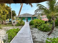 The view from the Palapa on the beach