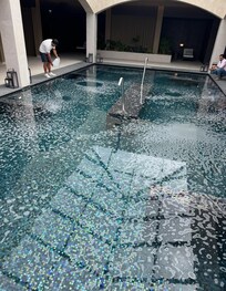 Spa Hydrotherapy Pool was unavailable due to “chemical imbalance.” On the third day, chemicals were dumped into the water while guests were there. No compensation was offered.