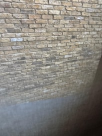 The view from my room is a brick wall.